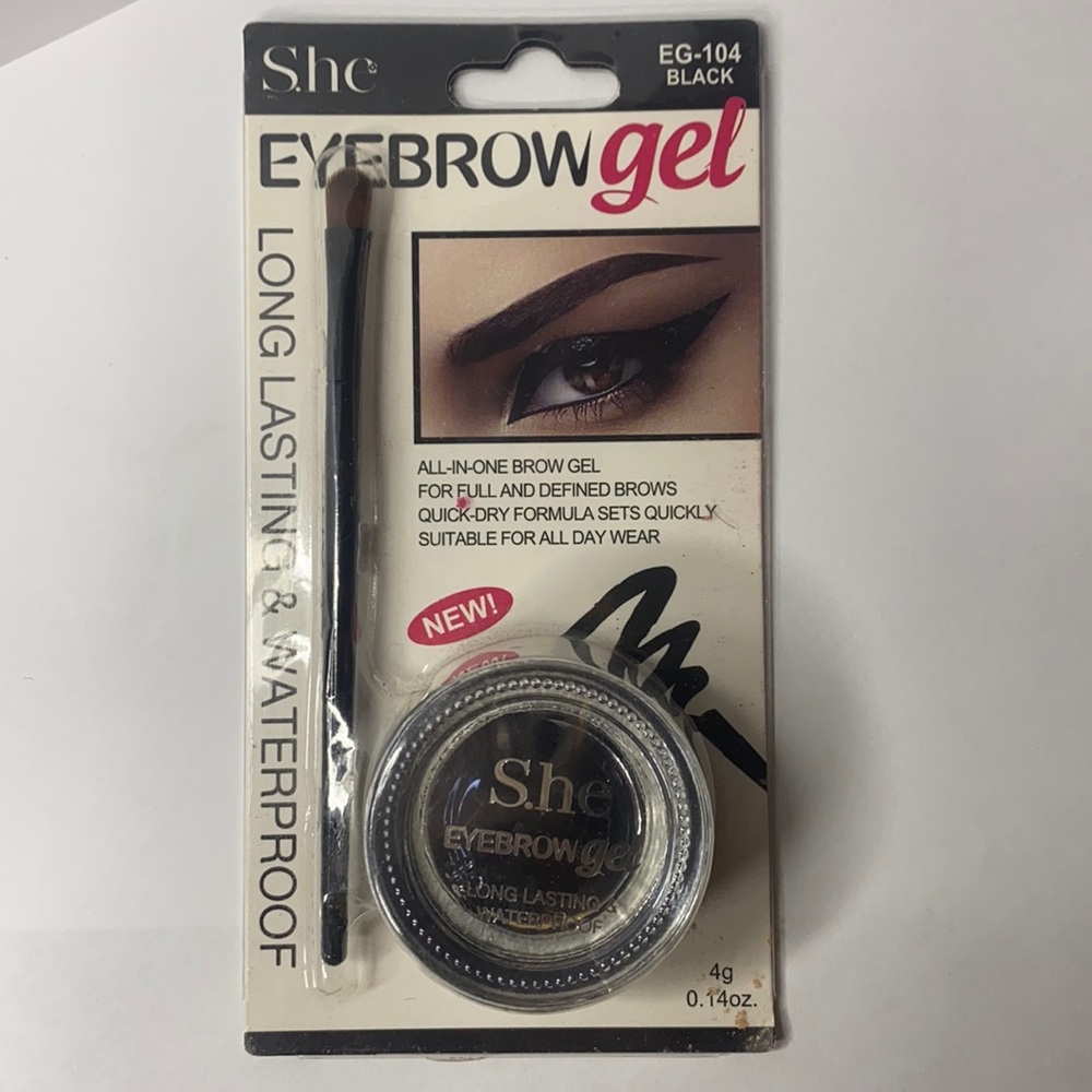 SHE EYEBROW GEL IN BLACK